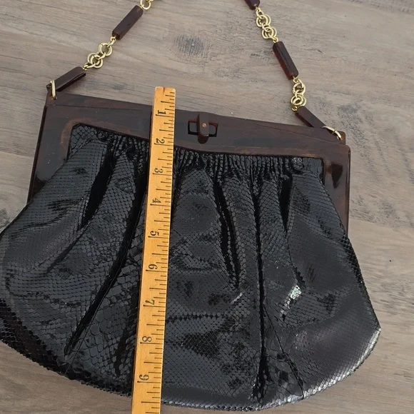 Colombetti Milano Vintage Snake Skin Purse - Picture 12 of 13